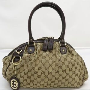 Authentic Gucci Sukey Guccisima Shoulder Bag